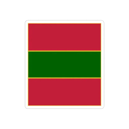 4th Infantry Regiment (U.S. Army) REVERSE PRINT Transparent Die-Cut STICKER 4 Inch Die-Cut Transparent - The Sticker Space