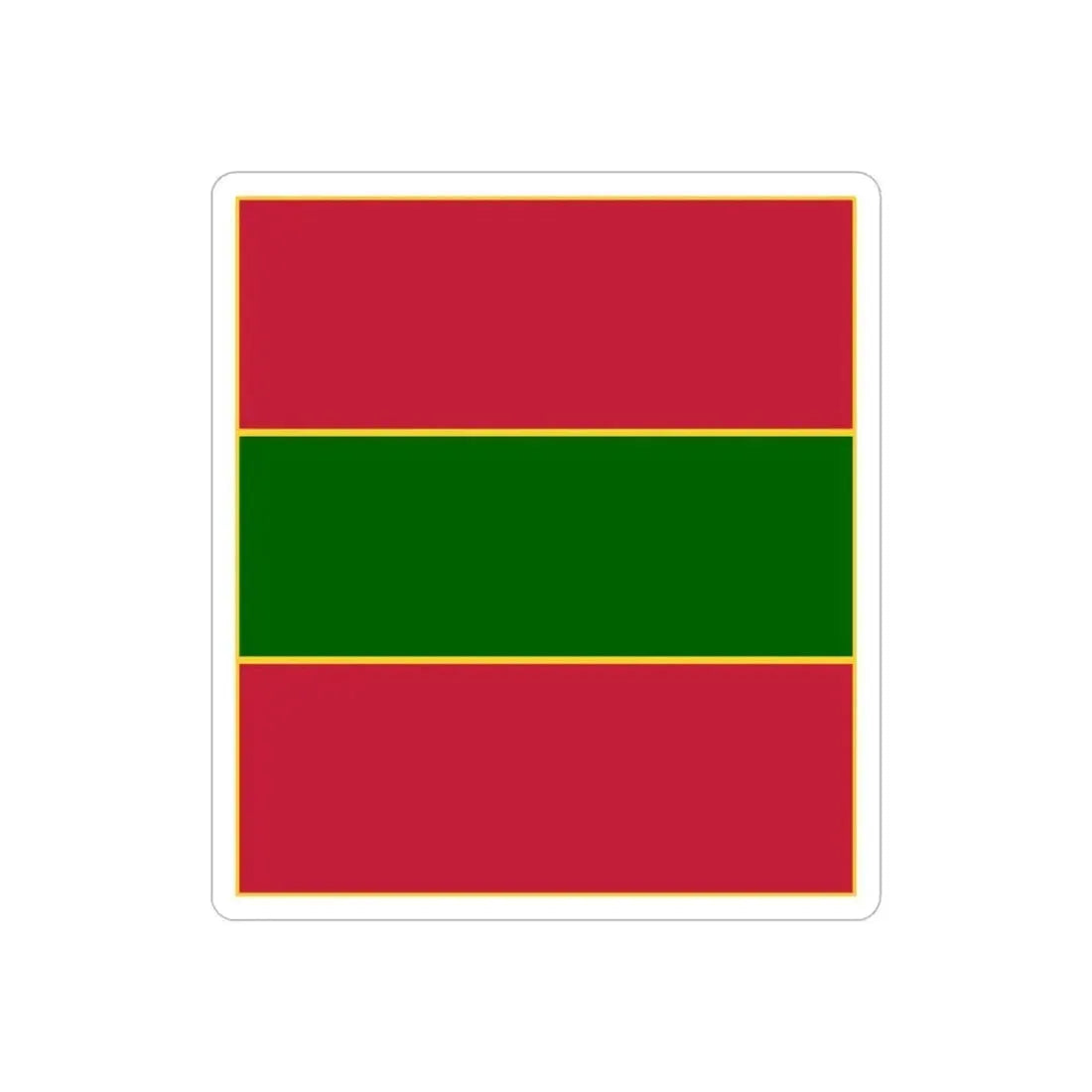 4th Infantry Regiment (U.S. Army) REVERSE PRINT Transparent Die-Cut STICKER 5 Inch Die-Cut Transparent - The Sticker Space