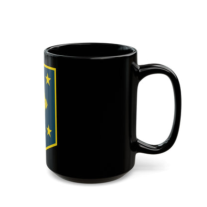 4th Maneuver Enhancement Brigade (U.S. Army) Black Coffee Mug-The Sticker Space