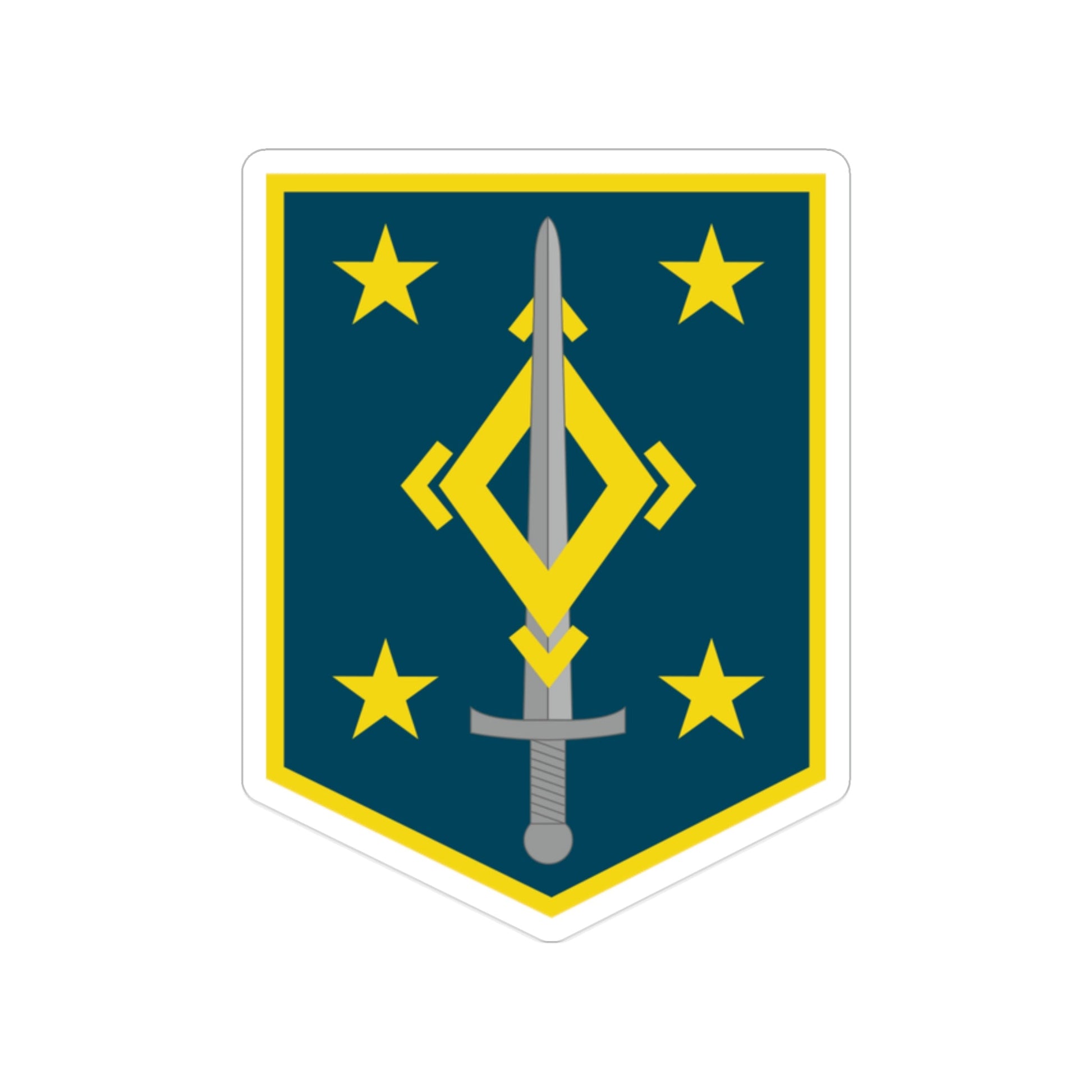 4th Maneuver Enhancement Brigade (U.S. Army) Transparent STICKER Die-Cut Vinyl Decal-2 Inch-The Sticker Space