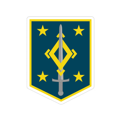 4th Maneuver Enhancement Brigade (U.S. Army) Transparent STICKER Die-Cut Vinyl Decal-5 Inch-The Sticker Space