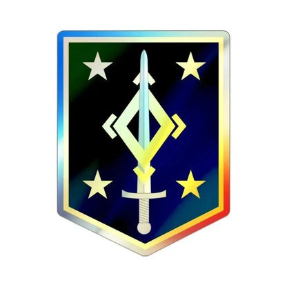 4th Maneuver Enhancement Brigade (U.S. Army) Holographic STICKER Die-Cut Vinyl Decal - The Sticker Space