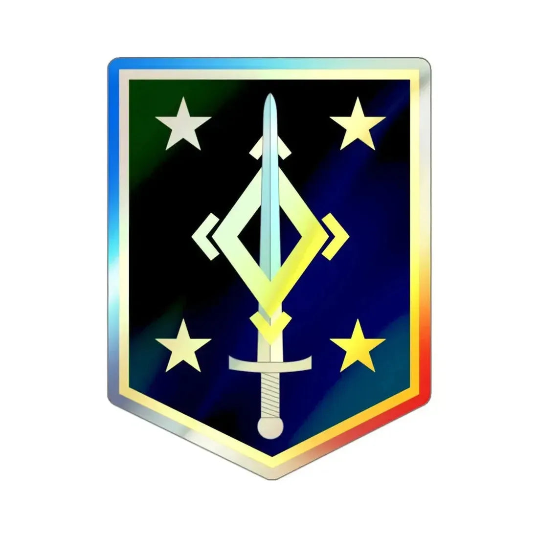 4th Maneuver Enhancement Brigade (U.S. Army) Holographic STICKER Die-Cut Vinyl Decal - The Sticker Space