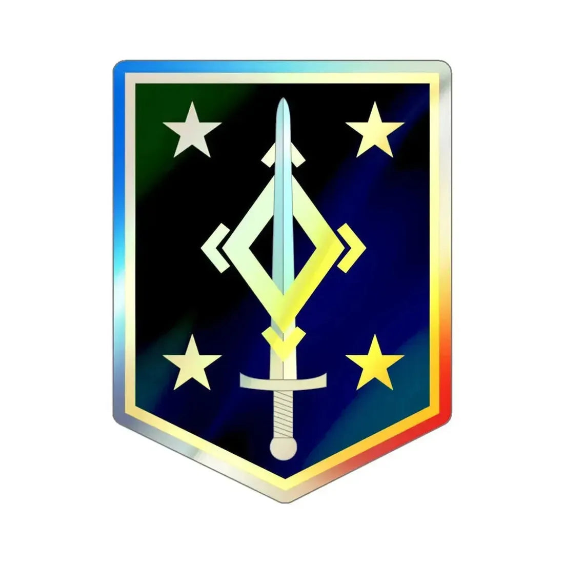 4th Maneuver Enhancement Brigade (U.S. Army) Holographic STICKER Die-Cut Vinyl Decal - The Sticker Space