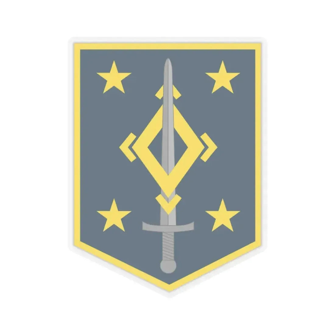 4th Maneuver Enhancement Brigade (U.S. Army) STICKER Vinyl Kiss-Cut Decal 3 Inch Transparent - The Sticker Space