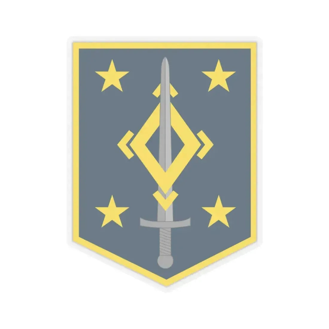 4th Maneuver Enhancement Brigade (U.S. Army) STICKER Vinyl Kiss-Cut Decal 4 Inch Transparent - The Sticker Space