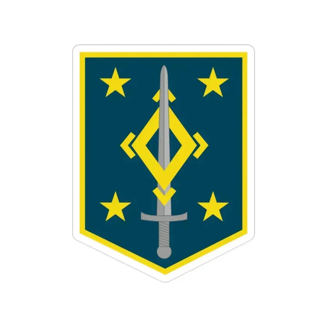4th Maneuver Enhancement Brigade (U.S. Army) Transparent STICKER Die-Cut Vinyl Decal 2 Inch - The Sticker Space