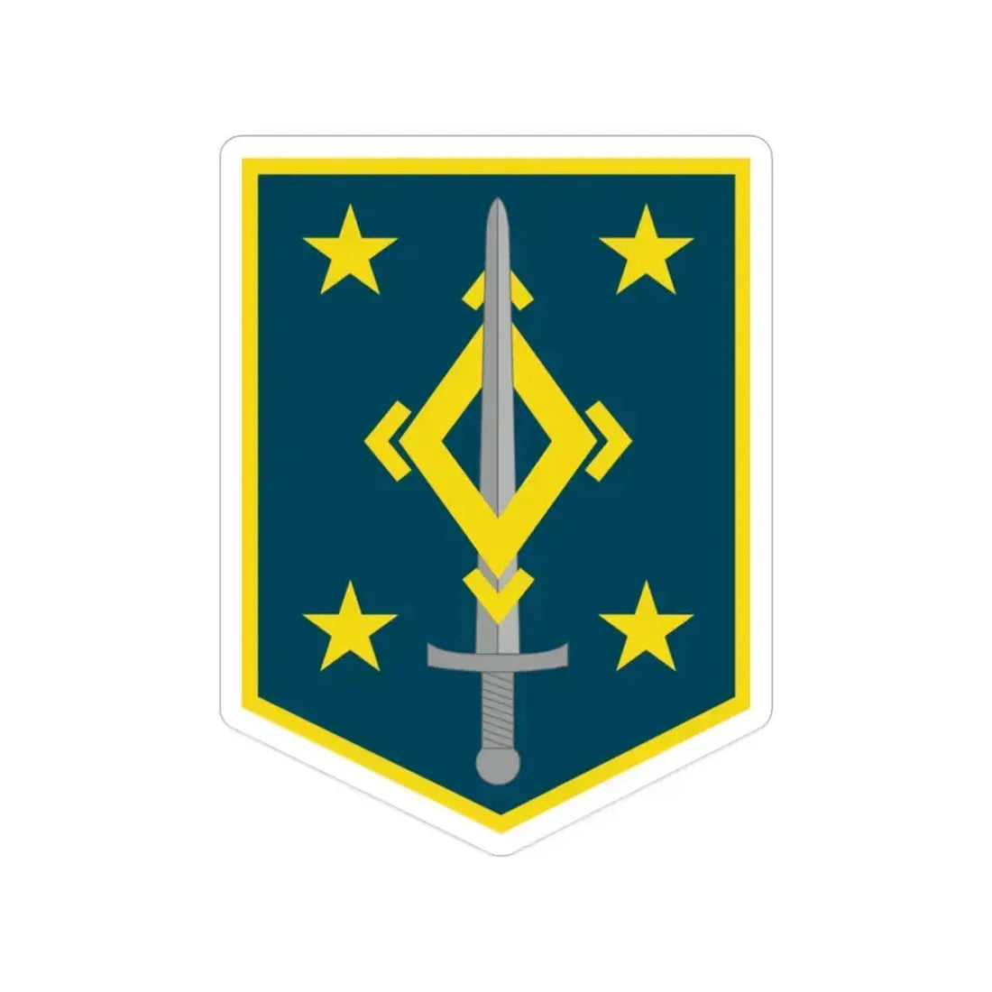 4th Maneuver Enhancement Brigade (U.S. Army) Transparent STICKER Die-Cut Vinyl Decal 2 Inch - The Sticker Space