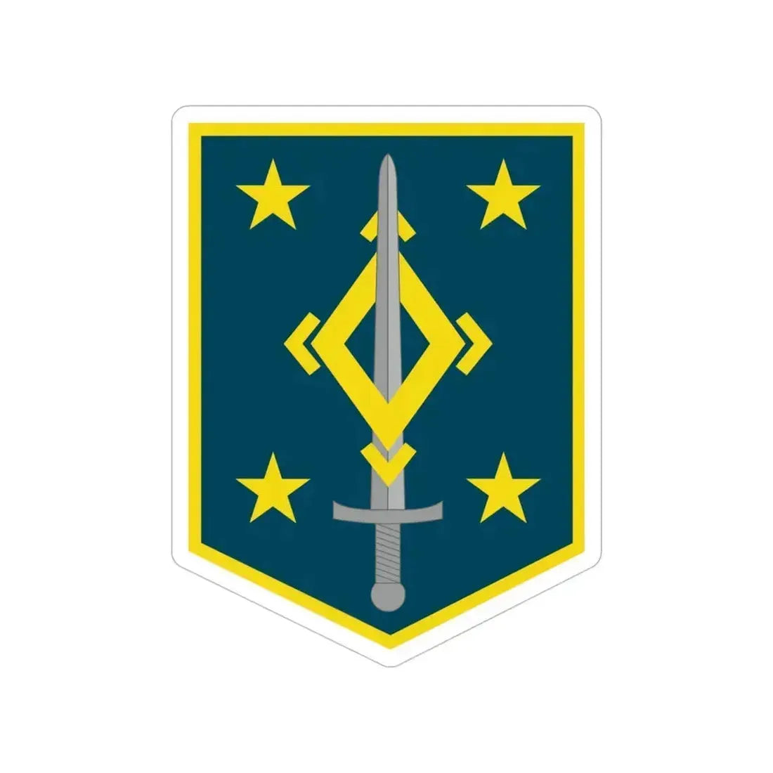 4th Maneuver Enhancement Brigade (U.S. Army) Transparent STICKER Die-Cut Vinyl Decal 5 Inch - The Sticker Space