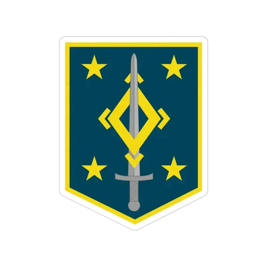 4th Maneuver Enhancement Brigade (U.S. Army) Transparent STICKER Die-Cut Vinyl Decal 6 Inch - The Sticker Space