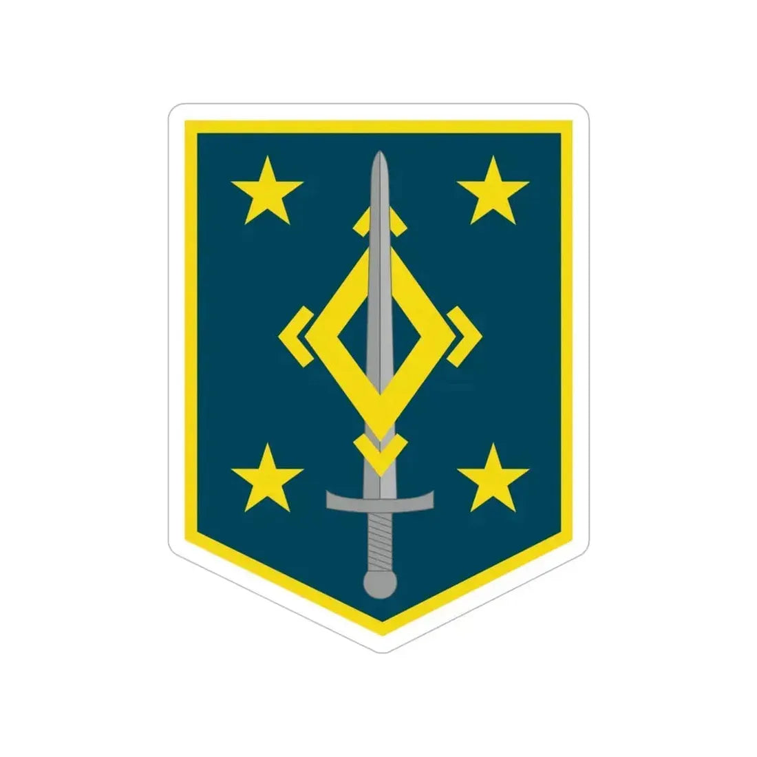 4th Maneuver Enhancement Brigade (U.S. Army) Transparent STICKER Die-Cut Vinyl Decal 6 Inch - The Sticker Space