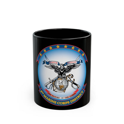 4th Marine Crps (USMC) Black Coffee Mug-11oz-The Sticker Space