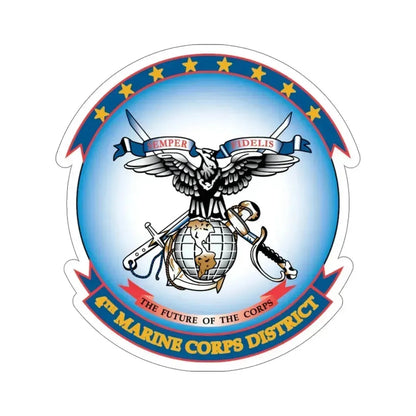 4th Marine Crps (USMC) STICKER Vinyl Die-Cut Decal 6 Inch - The Sticker Space