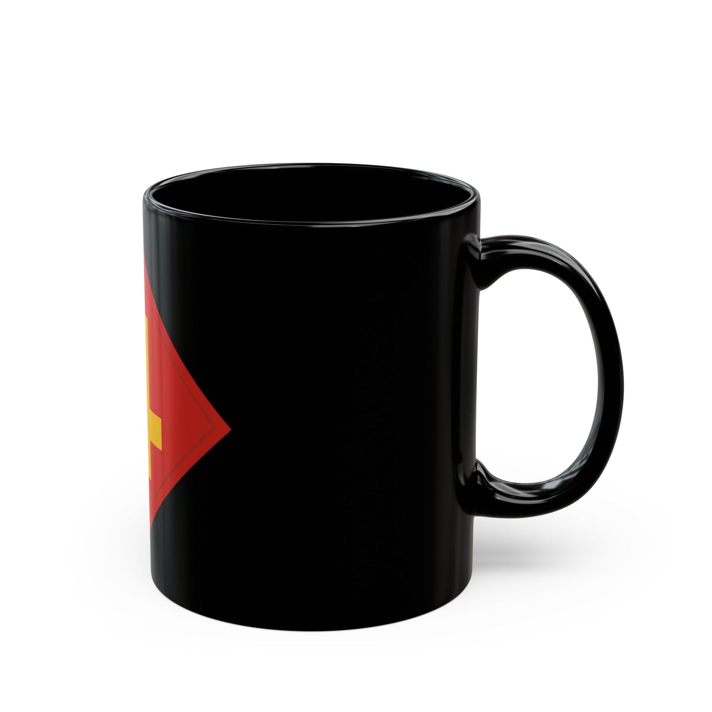 4th Marine (USMC) Black Coffee Mug-The Sticker Space