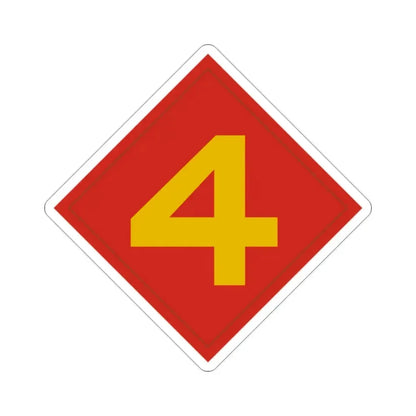 4th Marine (USMC) STICKER Vinyl Die-Cut Decal 2 Inch - The Sticker Space