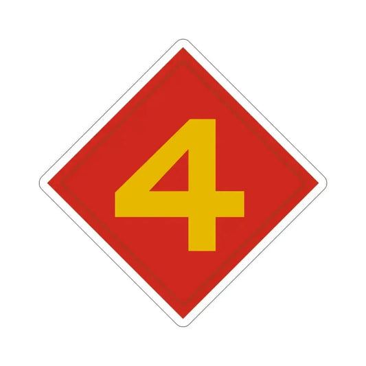 4th Marine (USMC) STICKER Vinyl Die-Cut Decal 6 Inch - The Sticker Space