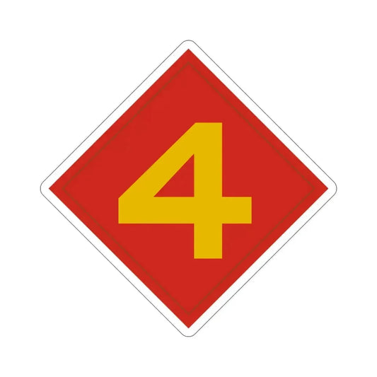 4th Marine (USMC) STICKER Vinyl Die-Cut Decal 6 Inch - The Sticker Space