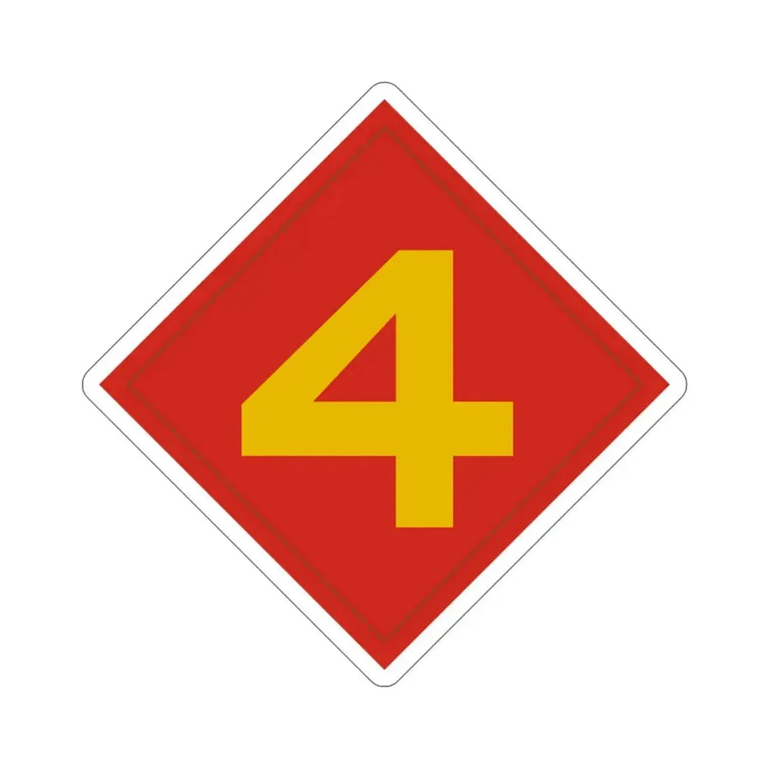 4th Marine (USMC) STICKER Vinyl Die-Cut Decal - The Sticker Space