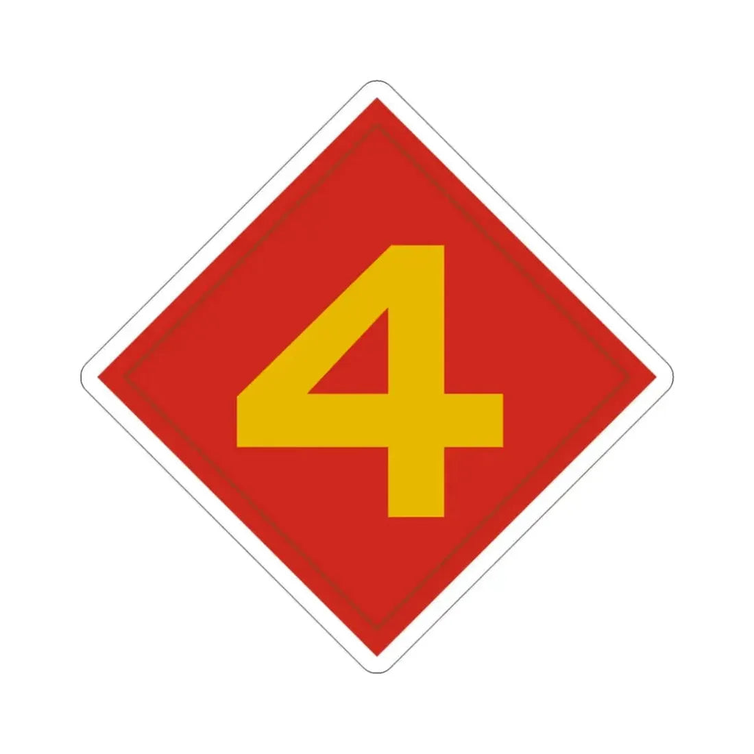 4th Marine (USMC) STICKER Vinyl Die-Cut Decal - The Sticker Space