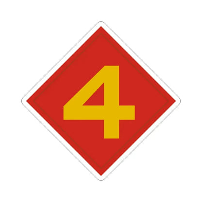 4th Marine (USMC) STICKER Vinyl Die-Cut Decal - The Sticker Space