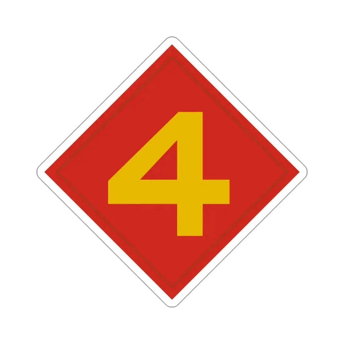 4th Marine (USMC) STICKER Vinyl Die-Cut Decal - The Sticker Space