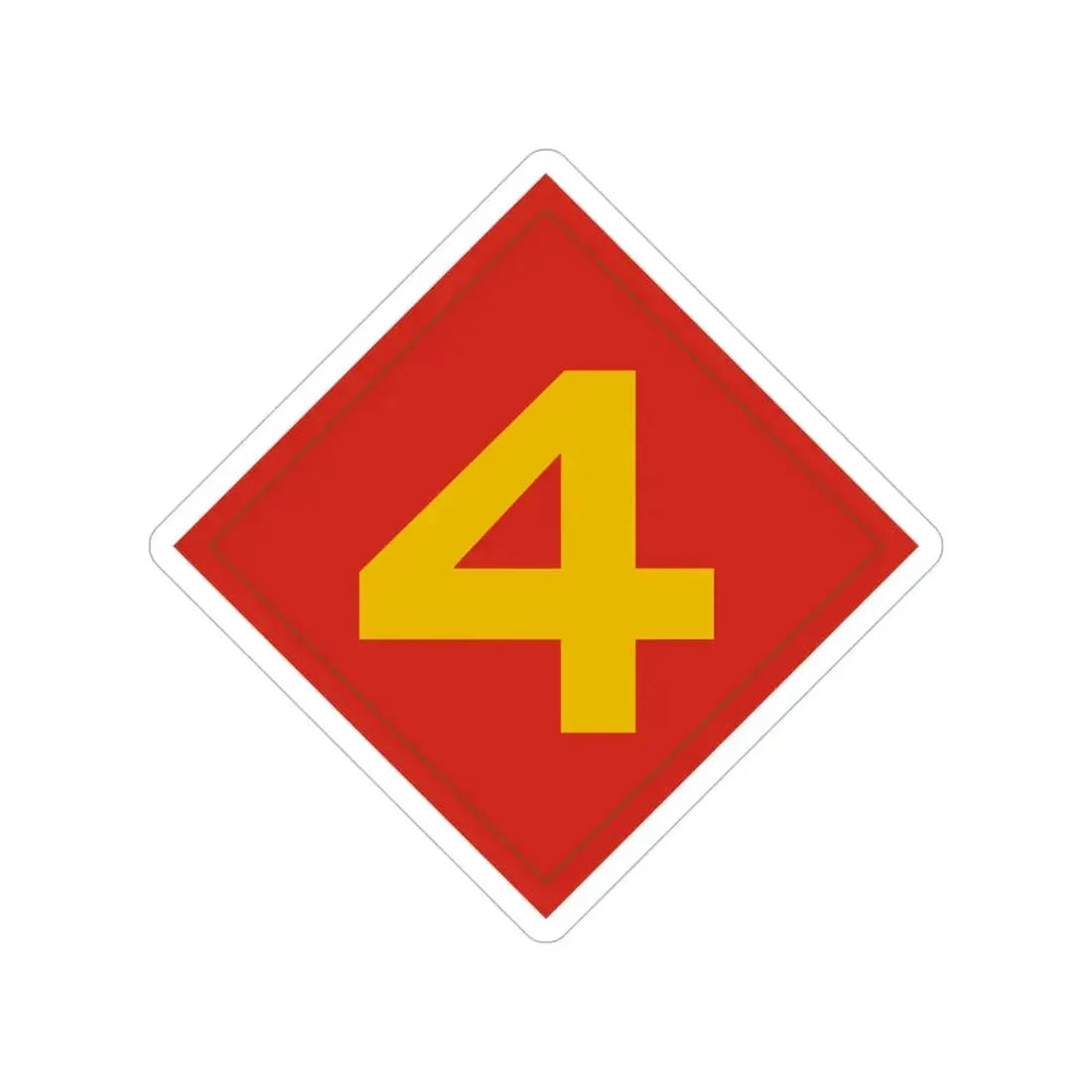 4th Marine (USMC) Transparent STICKER Die-Cut Vinyl Decal - The Sticker Space