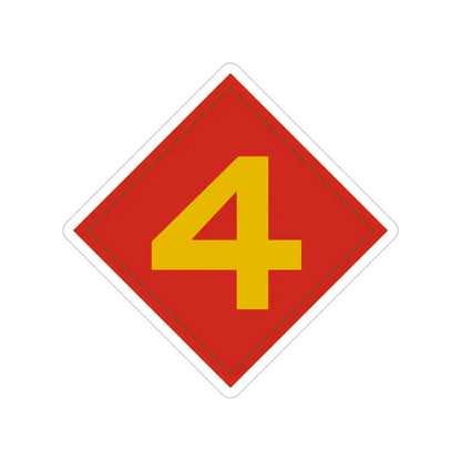4th Marine (USMC) Transparent STICKER Die-Cut Vinyl Decal - The Sticker Space