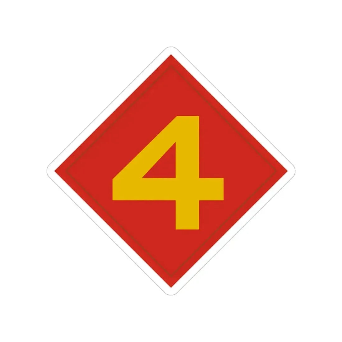 4th Marine (USMC) Transparent STICKER Die-Cut Vinyl Decal - The Sticker Space