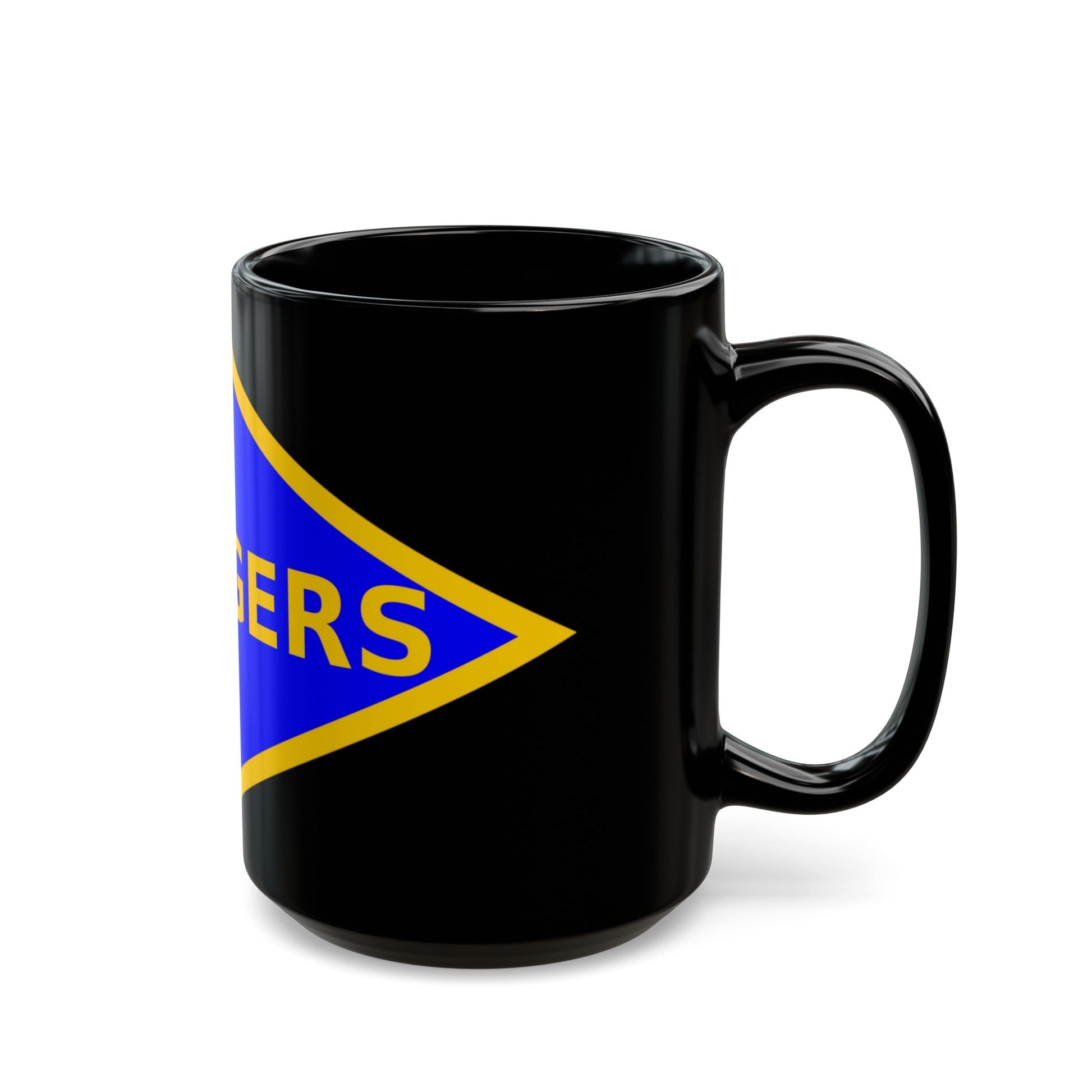 4th Ranger Battalion (U.S. Army) Black Coffee Mug-The Sticker Space