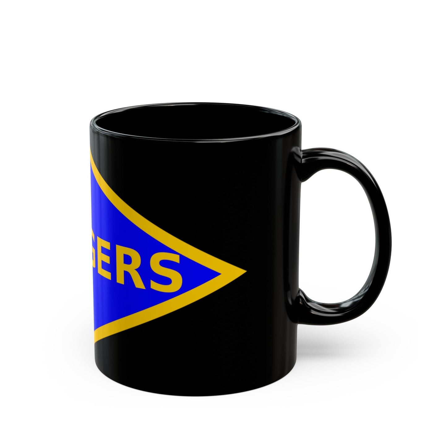 4th Ranger Battalion (U.S. Army) Black Coffee Mug-The Sticker Space