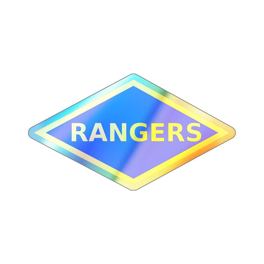 4th Ranger Battalion (U.S. Army) Holographic STICKER Die-Cut Vinyl Decal-6 Inch-The Sticker Space