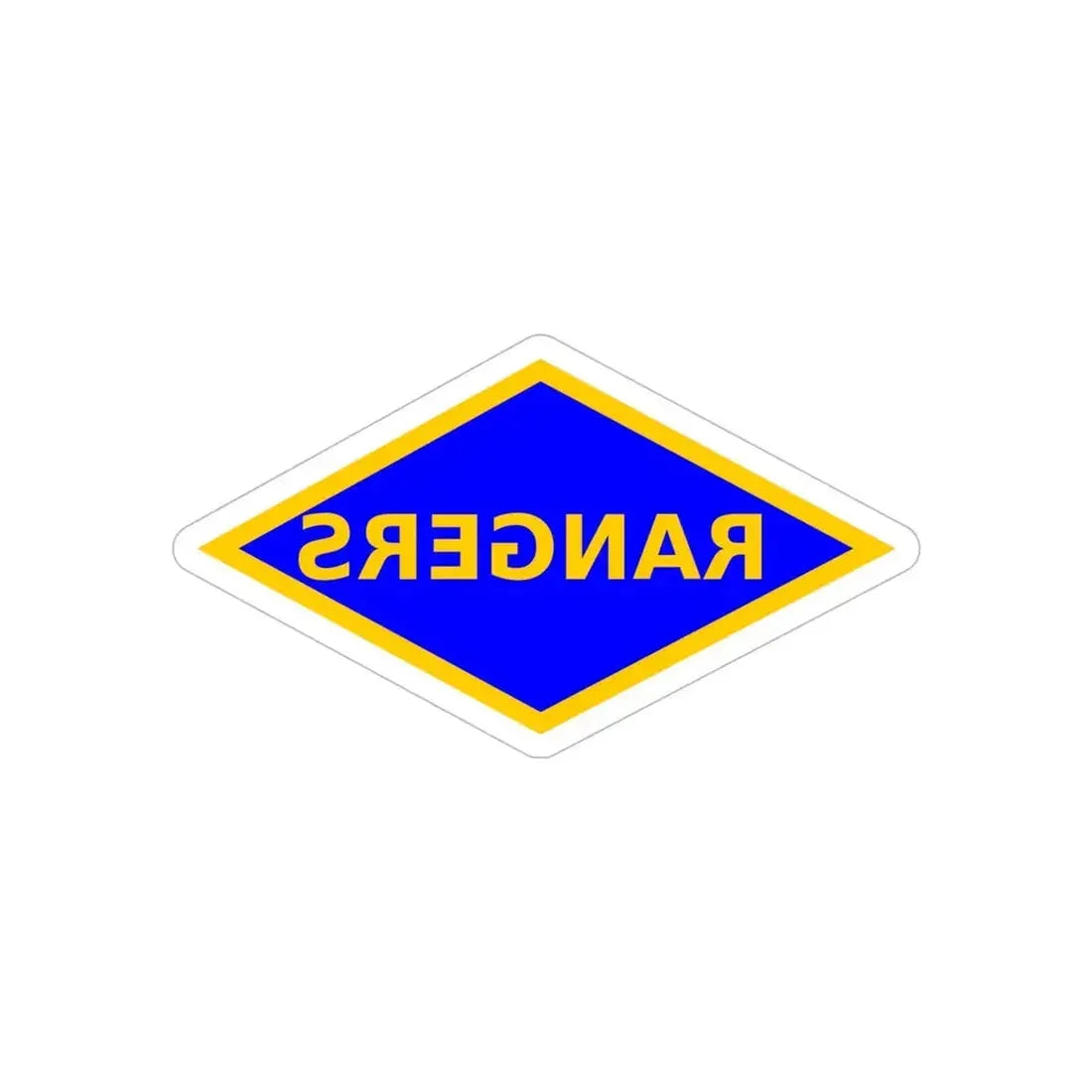 4th Ranger Battalion (U.S. Army) REVERSE PRINT Transparent Die-Cut STICKER - The Sticker Space