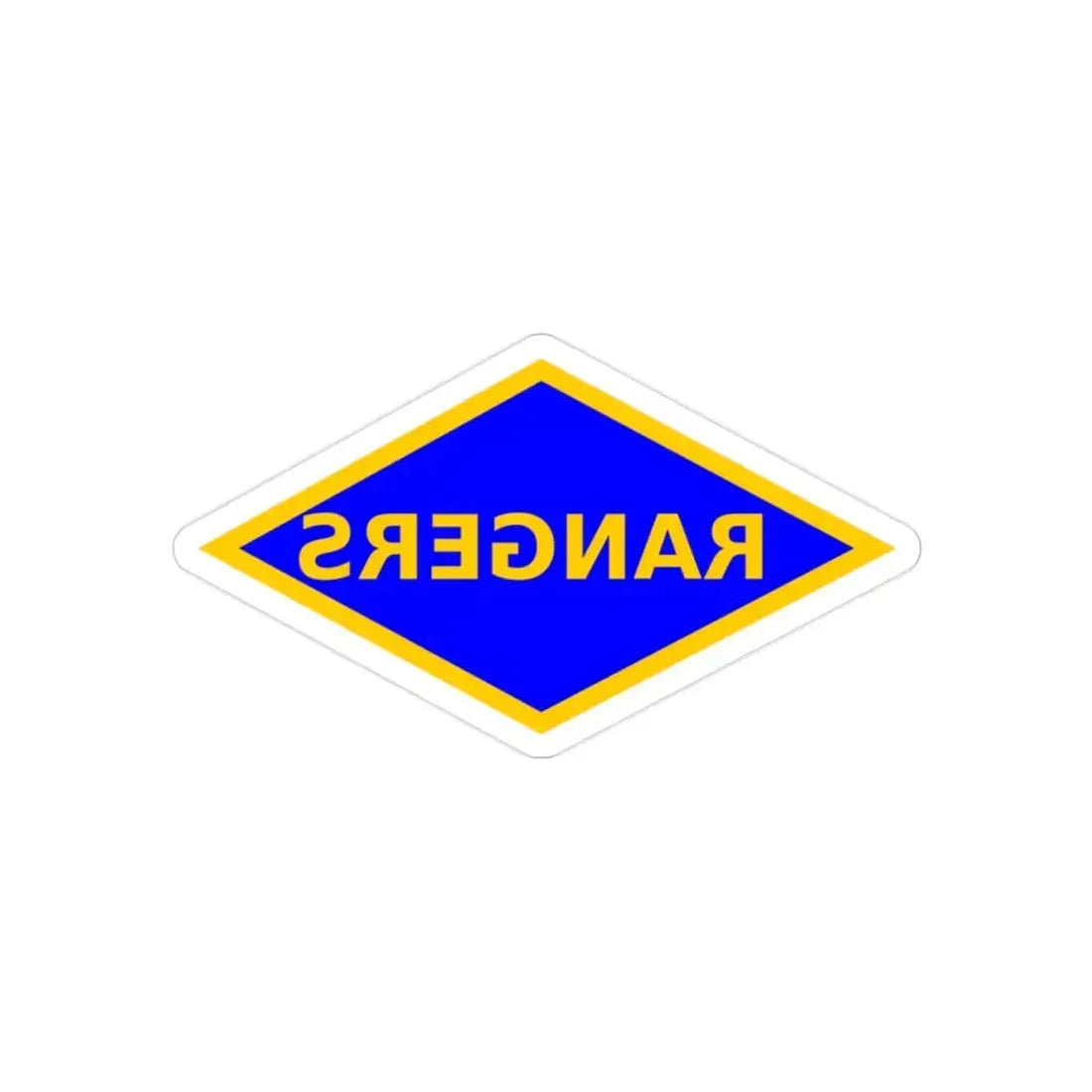 4th Ranger Battalion (U.S. Army) REVERSE PRINT Transparent Die-Cut STICKER - The Sticker Space