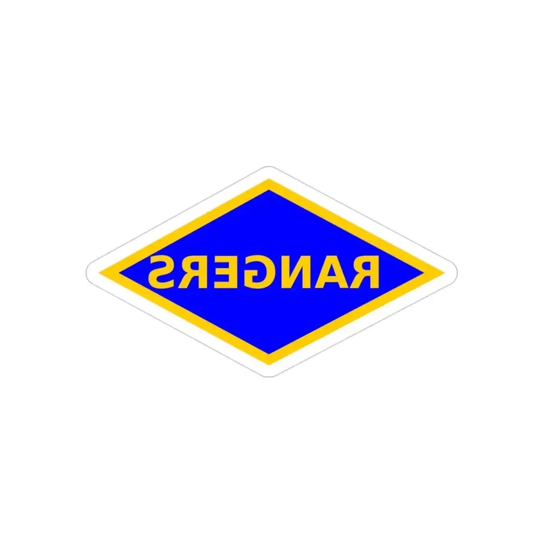 4th Ranger Battalion (U.S. Army) REVERSE PRINT Transparent Die-Cut STICKER - The Sticker Space