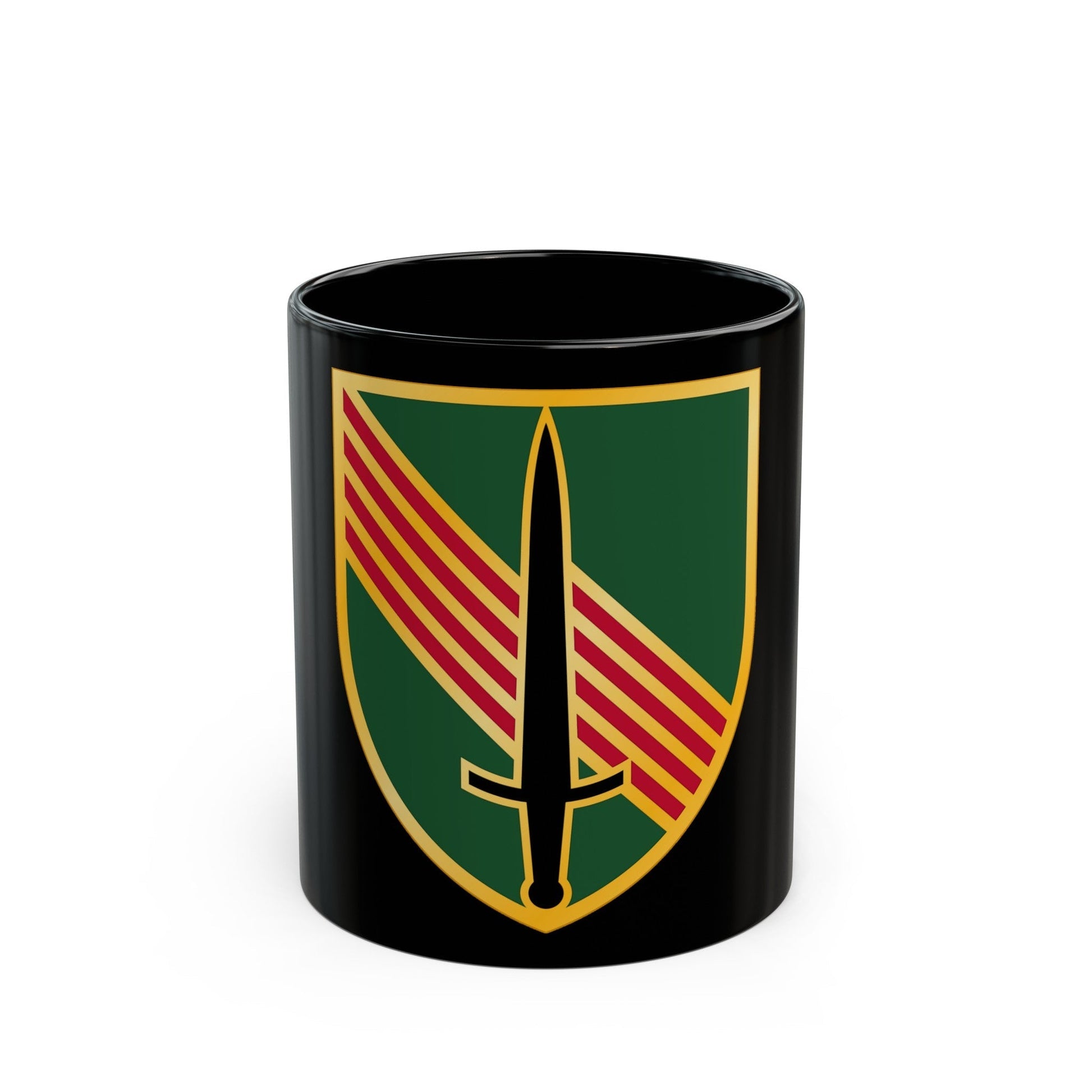 4th Security Force Assistance Brigade (U.S. Army) Black Coffee Mug-11oz-The Sticker Space