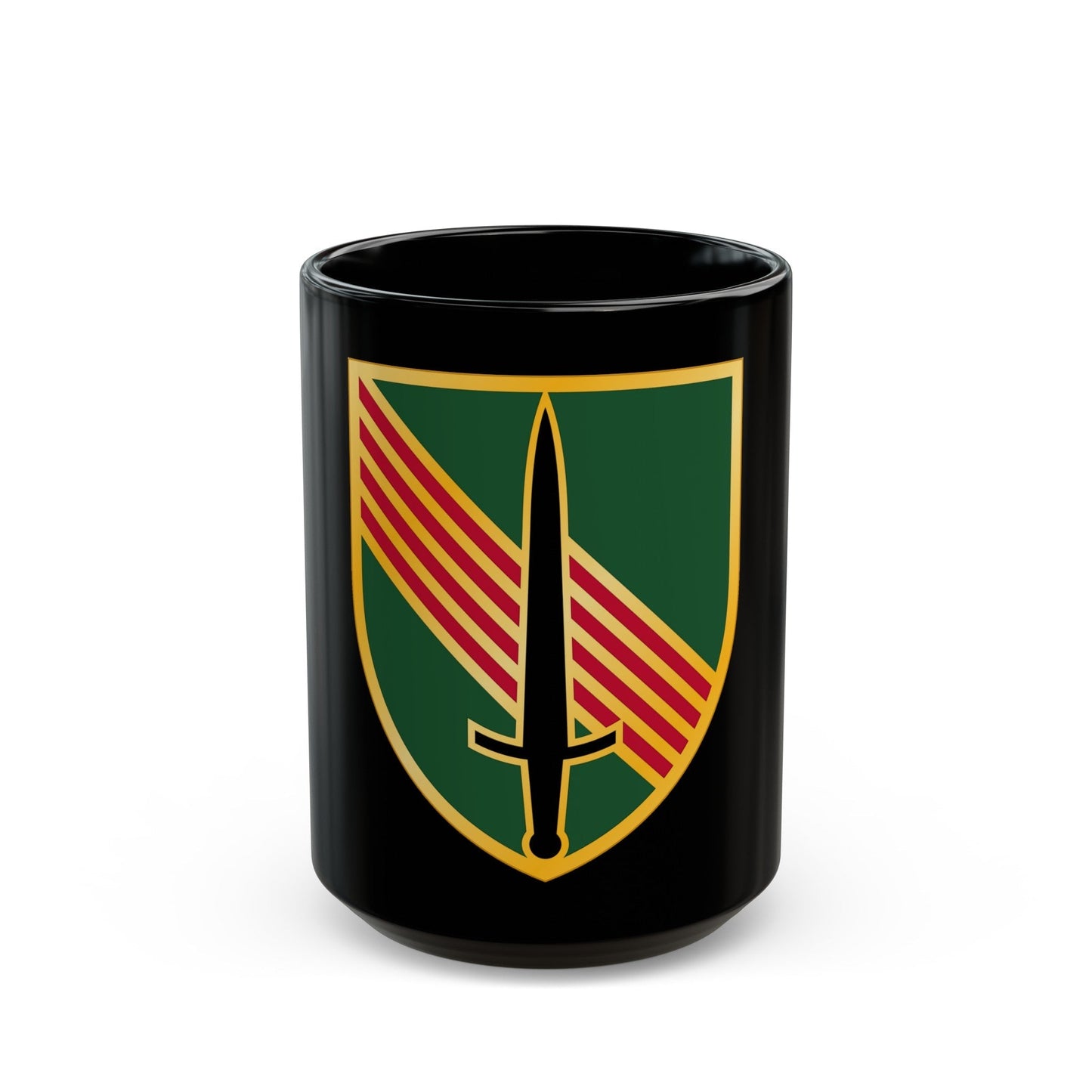 4th Security Force Assistance Brigade (U.S. Army) Black Coffee Mug-15oz-The Sticker Space