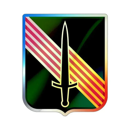 4th Security Force Assistance Brigade v2 (U.S. Army) Holographic STICKER Die-Cut Vinyl Decal 6 Inch Holographic - The Sticker Space