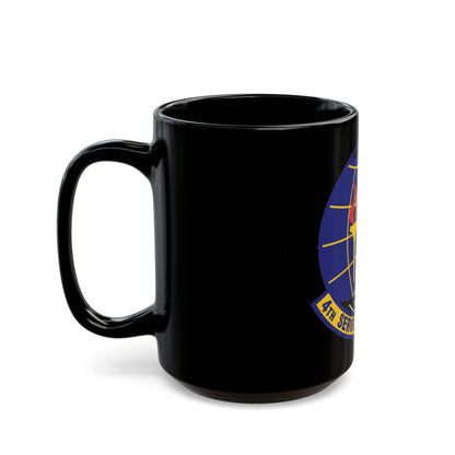 4th Services Squadron (U.S. Air Force) Black Coffee Mug-The Sticker Space