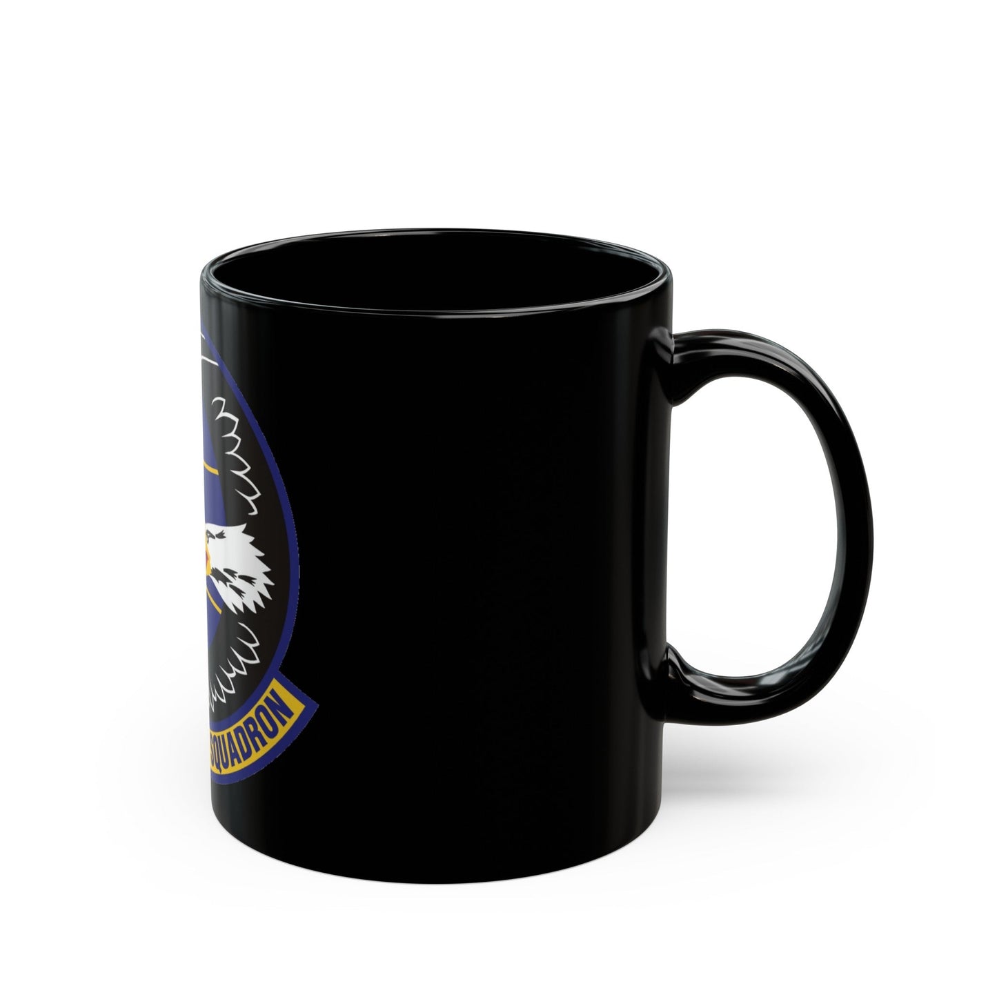 4th Services Squadron (U.S. Air Force) Black Coffee Mug-The Sticker Space