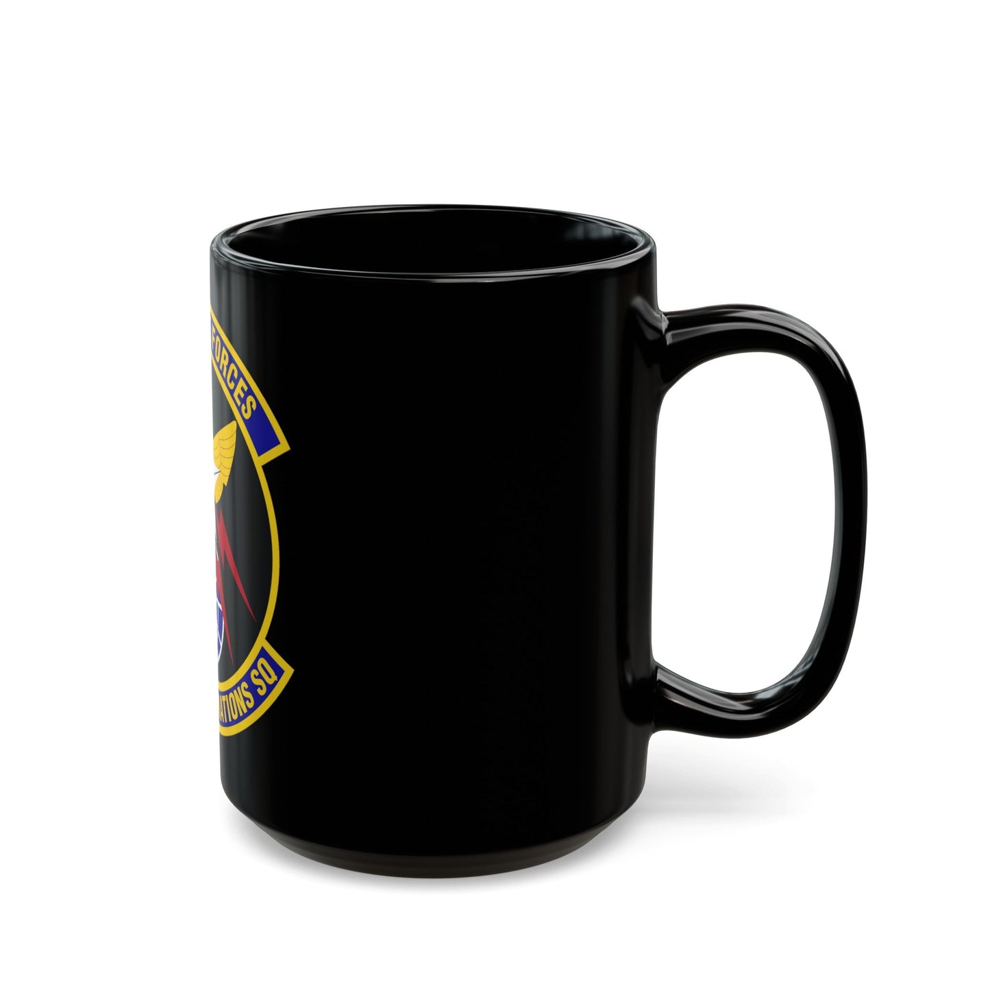 4th Space Operations Squadron (U.S. Air Force) Black Coffee Mug-The Sticker Space