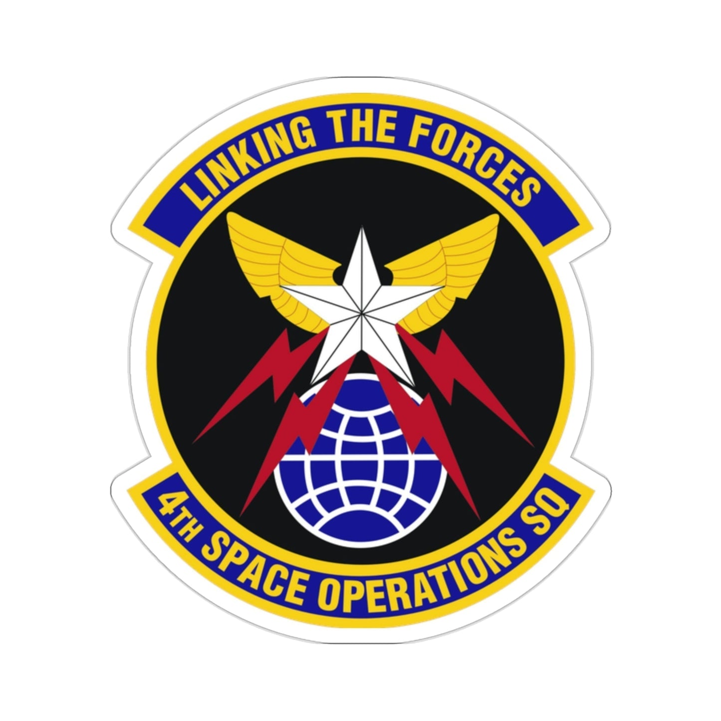 4th Space Operations Squadron (U.S. Air Force) STICKER Vinyl Die-Cut Decal-2 Inch-The Sticker Space