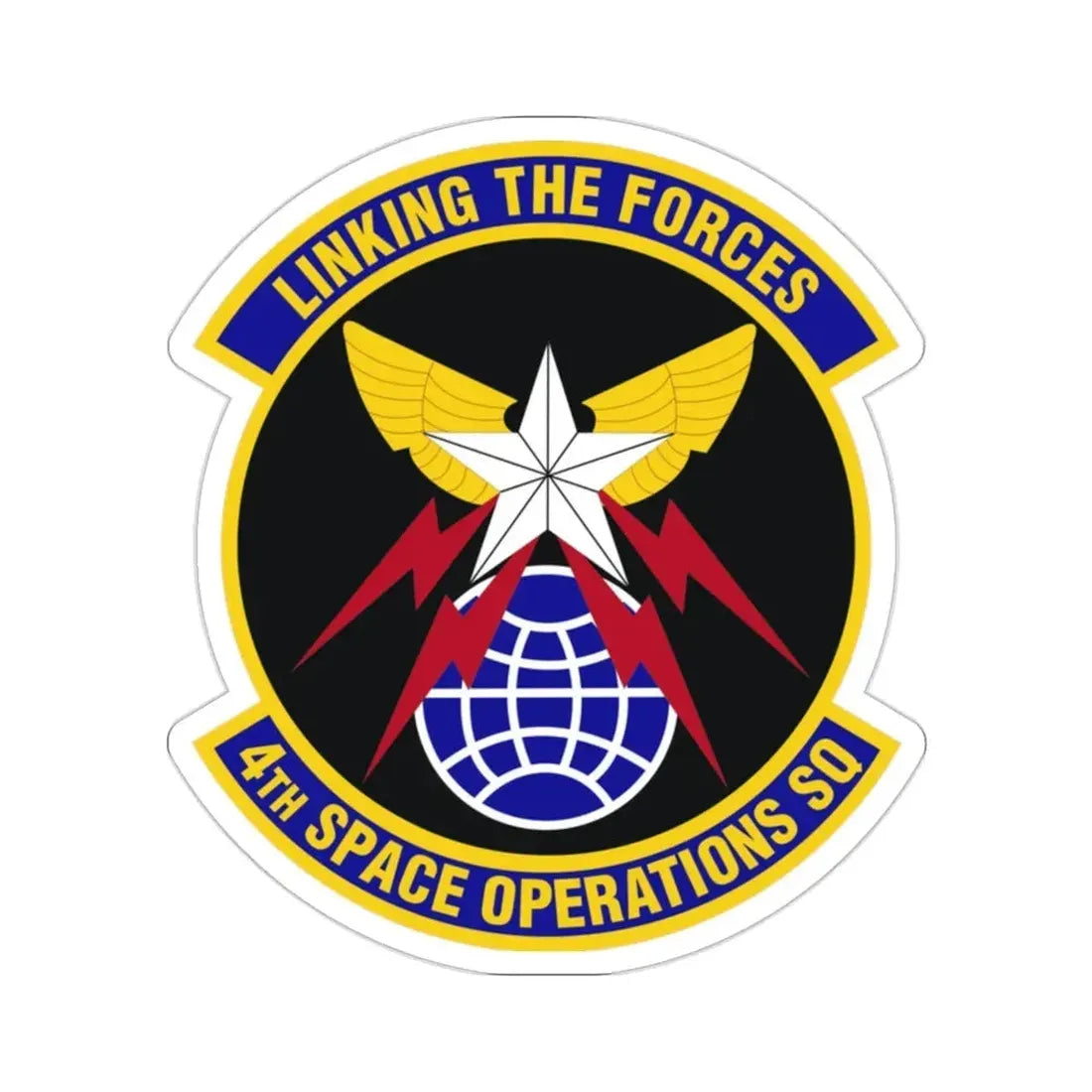 4th Space Operations Squadron (U.S. Air Force) STICKER Vinyl Die-Cut Decal - The Sticker Space