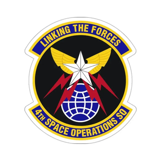 4th Space Operations Squadron (U.S. Air Force) STICKER Vinyl Kiss-Cut Decal 2 Inch White - The Sticker Space