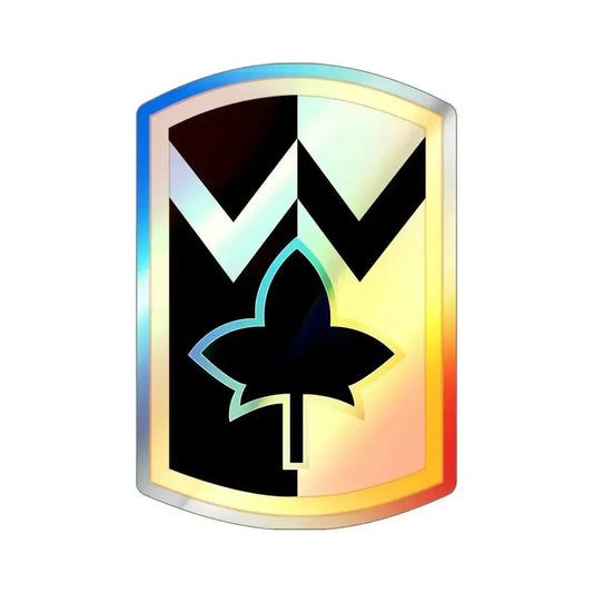 4th Sustainment Brigade (U.S. Army) Holographic STICKER Die-Cut Vinyl Decal 6 Inch Holographic - The Sticker Space