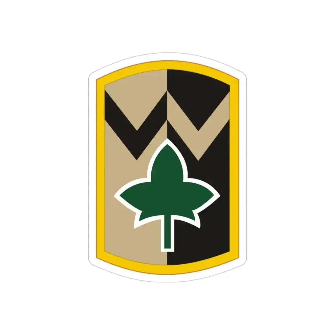 4th Sustainment Brigade (U.S. Army) REVERSE PRINT Transparent Die-Cut STICKER 3 Inch Die-Cut Transparent - The Sticker Space