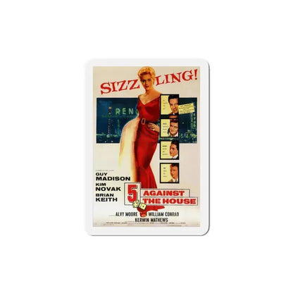 5 Against the House 1955 Movie Poster Refrigerator Magnet 4 Inch - The Sticker Space