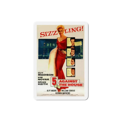 5 Against the House 1955 Movie Poster Refrigerator Magnet - The Sticker Space