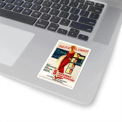 5 Against the House 1955 Movie Poster - STICKER Vinyl Kiss-Cut Decal - The Sticker Space