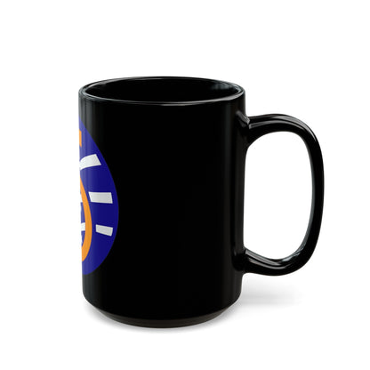 5 Air Force (U.S. Army) Black Coffee Mug-The Sticker Space