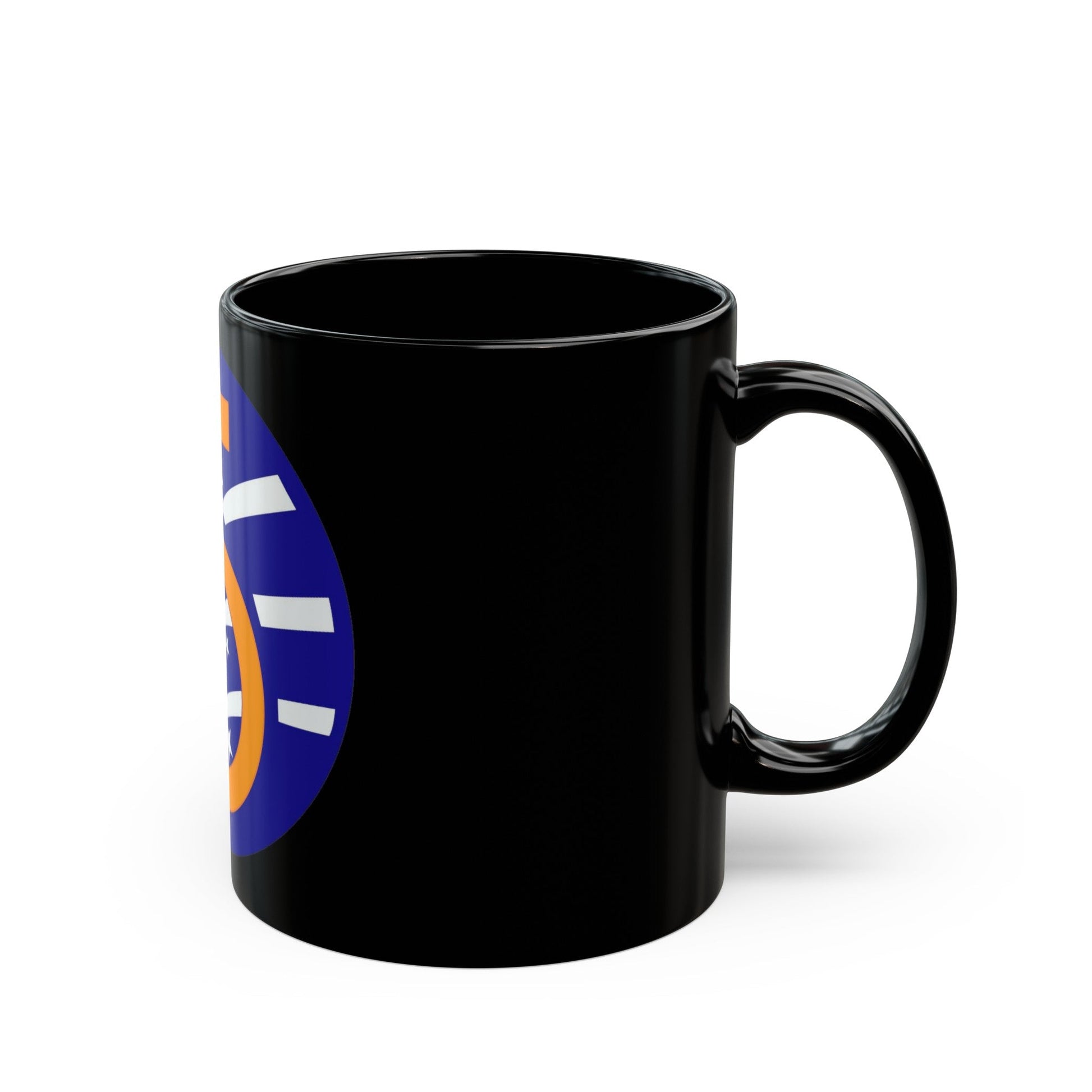 5 Air Force (U.S. Army) Black Coffee Mug-The Sticker Space